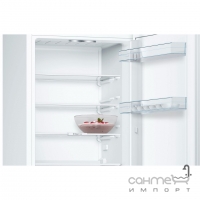 Окремий двокамерний холодильник з нижньою морозильною камерою Bosch KGV33UW206 білий