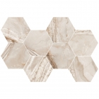 Мозаика 30X50 Flaviker Supreme Onyx Prestige Mosaico Hexagon Anticato Rectified (ректификат)
