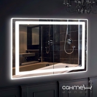 Прямокутне дзеркало з LED підсвічуванням Liberta Bergamo 1100x950