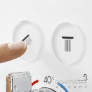 Кнопка к термостату ShowerSelect glass Hansgrohe 9257xx50 белый