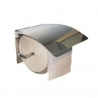 Тримач для туалетного паперу з кришкою Gatto 7211 нержавіюча сталь