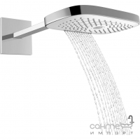 Верхній душ із настінним монтажем Hansgrohe Raindance Select E 26468400 хром/білий