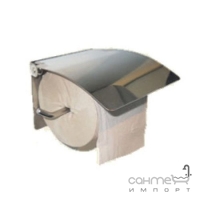 Тримач для туалетного паперу з кришкою Gatto 7211 нержавіюча сталь