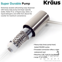 Дозатор для мыла (моющего средства) Kraus KSD-41 CH хром