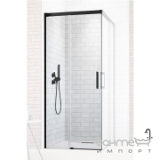 Двері прямокутної душової кабіни Radaway Idea Black KDD 110 лівостороння 387063-54-01L