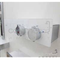 Смеситель-термостат для душа на 1 потребителя Hansgrohe ShowerTablet 350 13102400 белый/хром