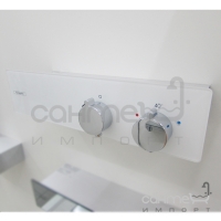 Змішувач-термостат для душу на 1 споживача Hansgrohe ShowerTablet 350 13102400 білий/хром
