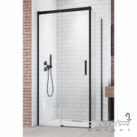 Нерухома бокова стінка душової кабіни Radaway Idea Black S1 100 правостороння 387052-54-01R