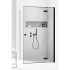 Двері прямокутної душової кабіни Radaway Essenza New Black KDJ 90 правостороння 385044-54-01R