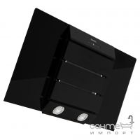 Наклонная пристенная вытяжка Zirtal KD-11290 BL черная + черное стекло
