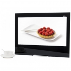 Телевизор встраиваемый для кухни Avel AVS240K черная рамка
