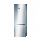 Отдельностоящий двухкамерный холодильник с нижней морозильной камерой Bosch KGF49PI40 нержавеющая сталь