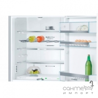 Окремий двокамерний холодильник з нижньою морозильною камерою Bosch KGF49PI40 нержавіюча сталь