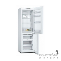 Окремий двокамерний холодильник з нижньою морозильною камерою Bosch KGN36NW306 білий