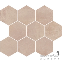 Настенная плитка, мозаика 28X33,7 Opoczno Arlequini Mosaic Hexagon (матовая, ректификат)