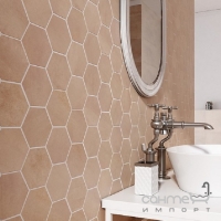 Настінна плитка, мозаїка 28X33,7 Opoczno Arlequini Mosaic Hexagon (матова, ректифікат)