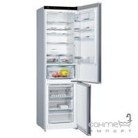Окремий двокамерний холодильник з нижньою морозильною камерою Bosch KGN39IJ3A нержавіюча сталь
