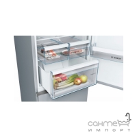 Окремий двокамерний холодильник з нижньою морозильною камерою Bosch KGN39IJ3A нержавіюча сталь