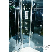 Гидромассажный бокс Badico Serie 44 4401-09 профиль хром, стекло Assol, задние стенки зеркальные