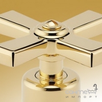 Смеситель-термостат для душа скрытого монтажа на 2 потребителя THG Amour de Trianon G24-5400BE-F01 полированное золото