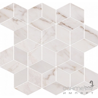 Настінна плитка, декор 28X29,7 Opoczno Carrara Pulpis Mosaic White (глянцева, ректифікат)