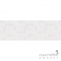 Настенная плитка, декор 24x74 Opoczno Glamour White Inserto Geo (глянцевая, ректификат)