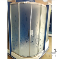 Душевая кабина Italian Style Fonte 100 M392 XX профиль хром, стекло в ассортименте