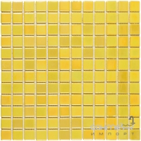 Мозаїка 31,7x31,7 АкваМо Dark Yellow PL25311