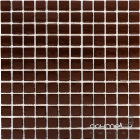 Мозаика 31,7x31,7 АкваМо Dark Brown MK25107
