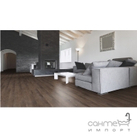 Пробкова підлога з вініловим покриттям Wicanders Wood Resist Smoked Rustic Oak B0U4001