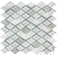 Декоративна мозаїка 27,9 х30, 1 Kale Bareks Vivacer T04 (білий мікс)