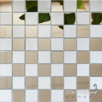 Мозаїка 3,18х3,18 Kale Bareks ZM-06 (мікс біла/дзеркало)