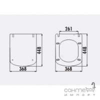 Сиденье для унитаза Creavit Elegant KC5030.00 белое