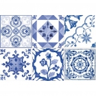 Настенная плитка, декор 25х40 Elfos Ceramica Valenciano Dec-4