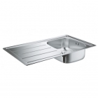 Кухонна мийка Grohe K200 45-S 86/50 1.0 rev нержавіюча сталь