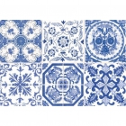 Настенная плитка, декор 25х40 Elfos Ceramica Valenciano Dec-2