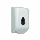 Дозатор туалетного паперу подвійний для громадських санвузлів All Care PlastiQline PQMiniC 5536 (білий)