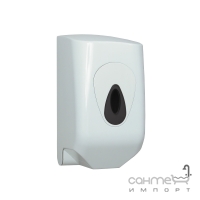 Дозатор туалетной бумаги двойной для общественных санузлов All Care PlastiQline PQMiniC 5536 (белый)