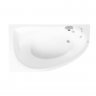 Ванна з литого мармуру Rock Design Лагуна 170 L біла лівостороння