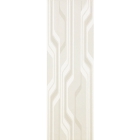 Настінна плитка декор 25х75 Ava VISIA CHARTA LUCIDO MODERN STRIPES RETT 071034 (біла)