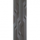 Настенная плитка, декор 25х75 Ava VISIA EBANO LUCIDO MODERN STRIPES RETT 071058 (коричневая)