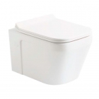 Підвісний безободковий унітаз із сидінням quick-fix, soft-close Devit UP 3020120 білий