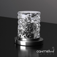 Смеситель для раковины скрытого монтажа Glass Desing Lyric Ice clear silver/chrome