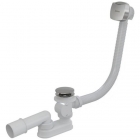 Сифон для ванни з наповненням через перелив з керованим механізмом Click Clack Ravak 800 X01505 білий/хром