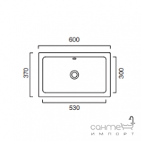 Раковина Catalano Zero New 16037ZE00 белая