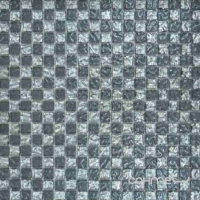 Мозаика 30x30 Grand Kerama Шахматка рельефная платина-рельефная серая, арт. 647