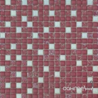 Мозаика 30x30 Grand Kerama Микс розово-белый-розово-колотый, арт. 499