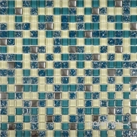 Мозаїка 30x30 Grand Kerama Мікс тифані-бірюза-охра, арт. 2083