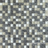 Мозаика 30x30 Grand Kerama Микс платина колотый-белый-охра, арт. 2100