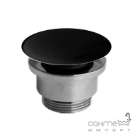Донный клапан для раковин Simas LFT Spazio PLCE nero черная керамика/хром
